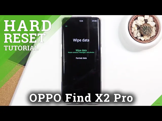 Video thumbnail for HARD RESET OPPO Find X2 Pro – Restore Defaults / Wipe Data by Recovery Mode