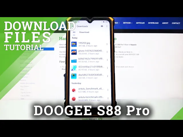 Video thumbnail for Find and Open Downloaded Files - DOOGEE S88 Pro