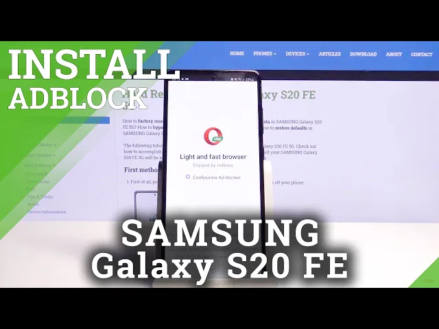 Video thumbnail for How to Install AdBlock on SAMSUNG Galaxy S20 FE 5G – Block Advertisements