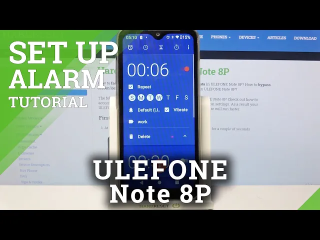 Video thumbnail for ULEFONE Note 8P and Alarm Settings - Personalize Alarm Clock