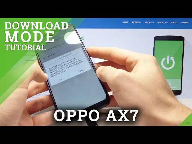 Video thumbnail for How to Boot into Download Mode on OPPO AX7 - Boot Download Mode