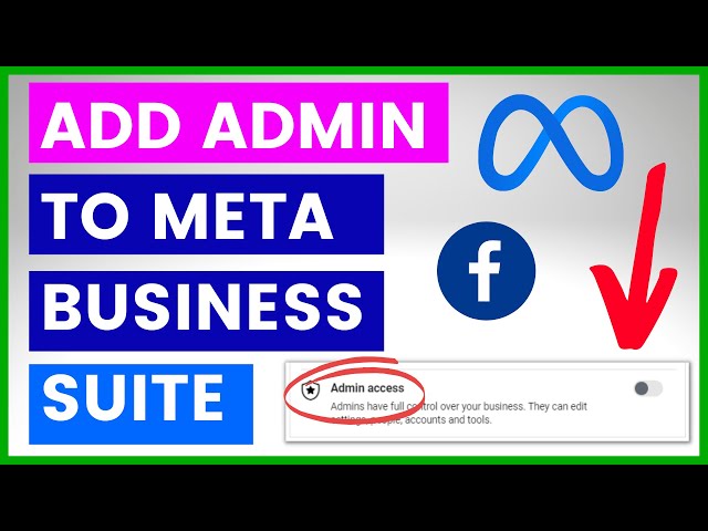 Video thumbnail for How To Add Admin To Facebook Business Manager? [in 2025] (Meta Business Suite)