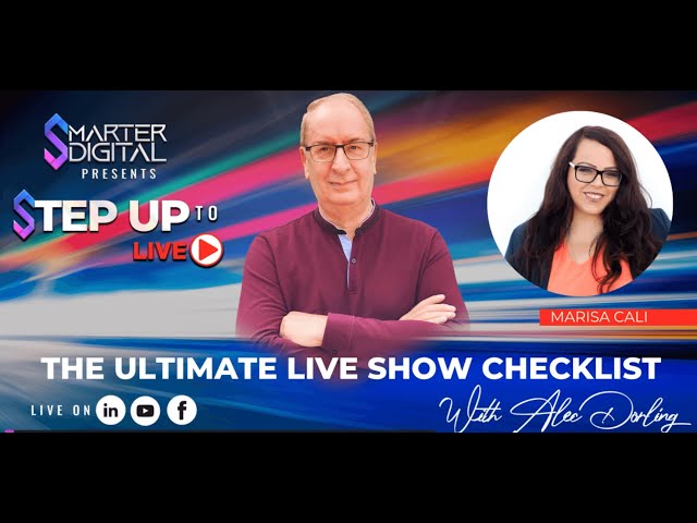 Video thumbnail for THE ULTIMATE LIVE SHOW CHECKLIST 1