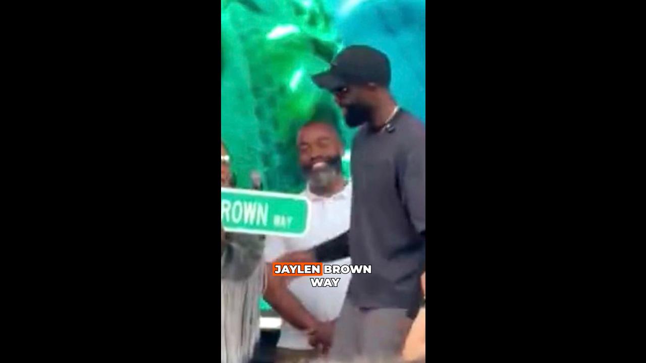Video thumbnail for Jaylen Brown Gets Emotional Boston Farewell and Key to the City