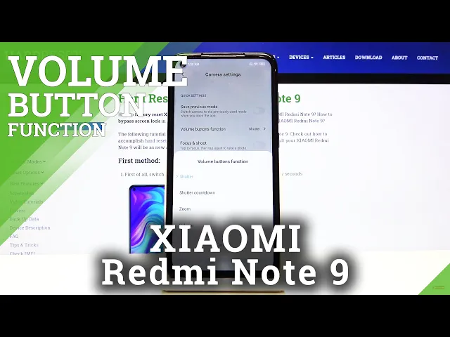 Video thumbnail for How to Change Volume Button Function in XIAOMI Redmi Note 9 – Volume Button in Camera