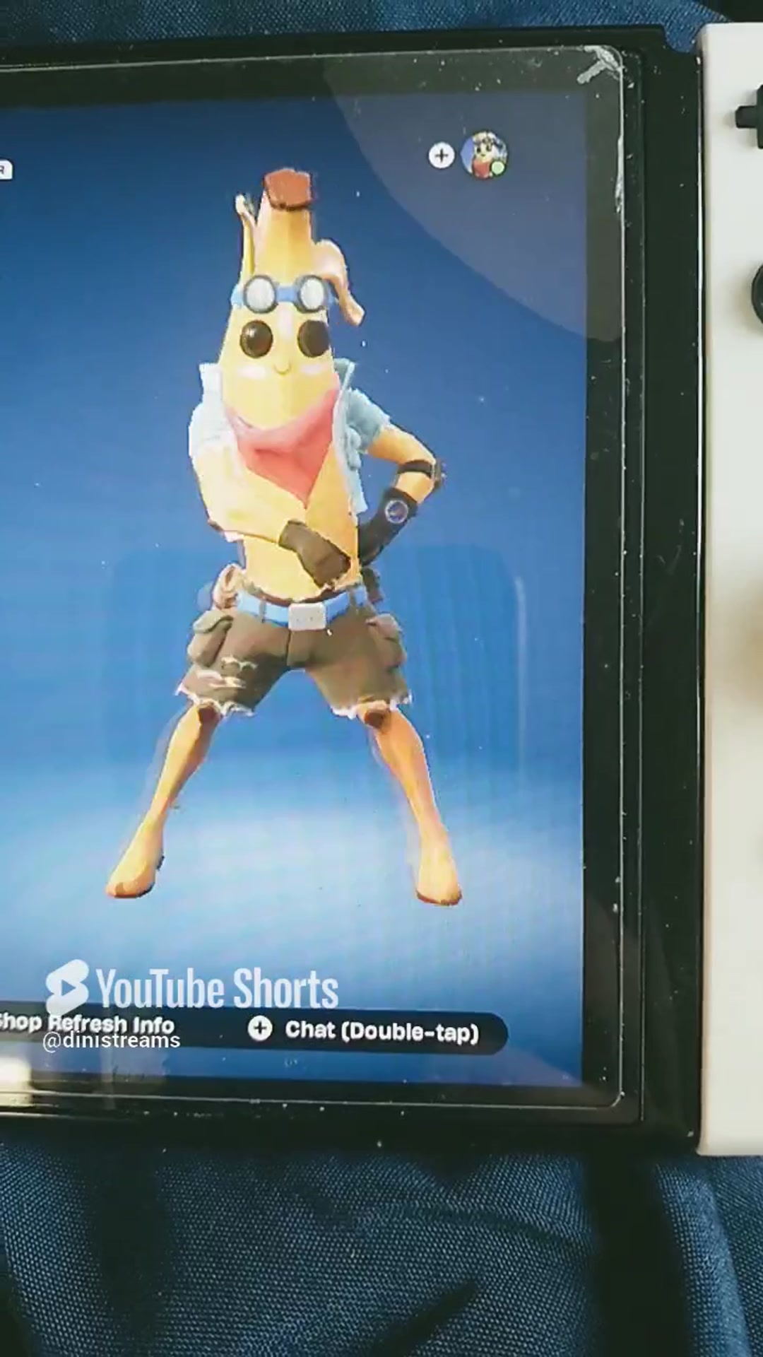 Video thumbnail for we are both platanitos #fortnite #banana #peely #platanitos