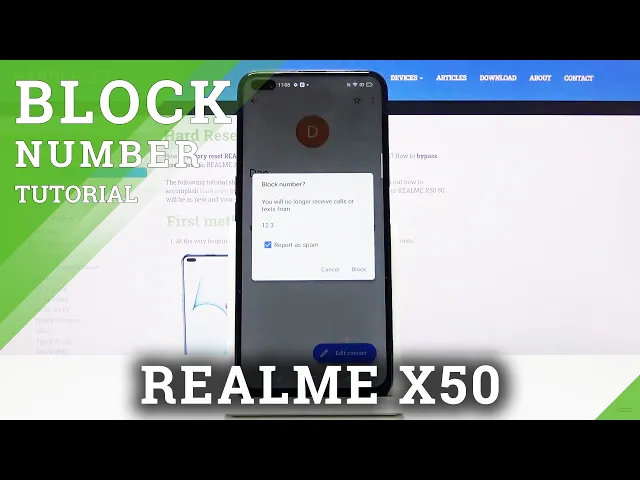 Video thumbnail for How to Block Number in REALME X50 5G – Block Calls