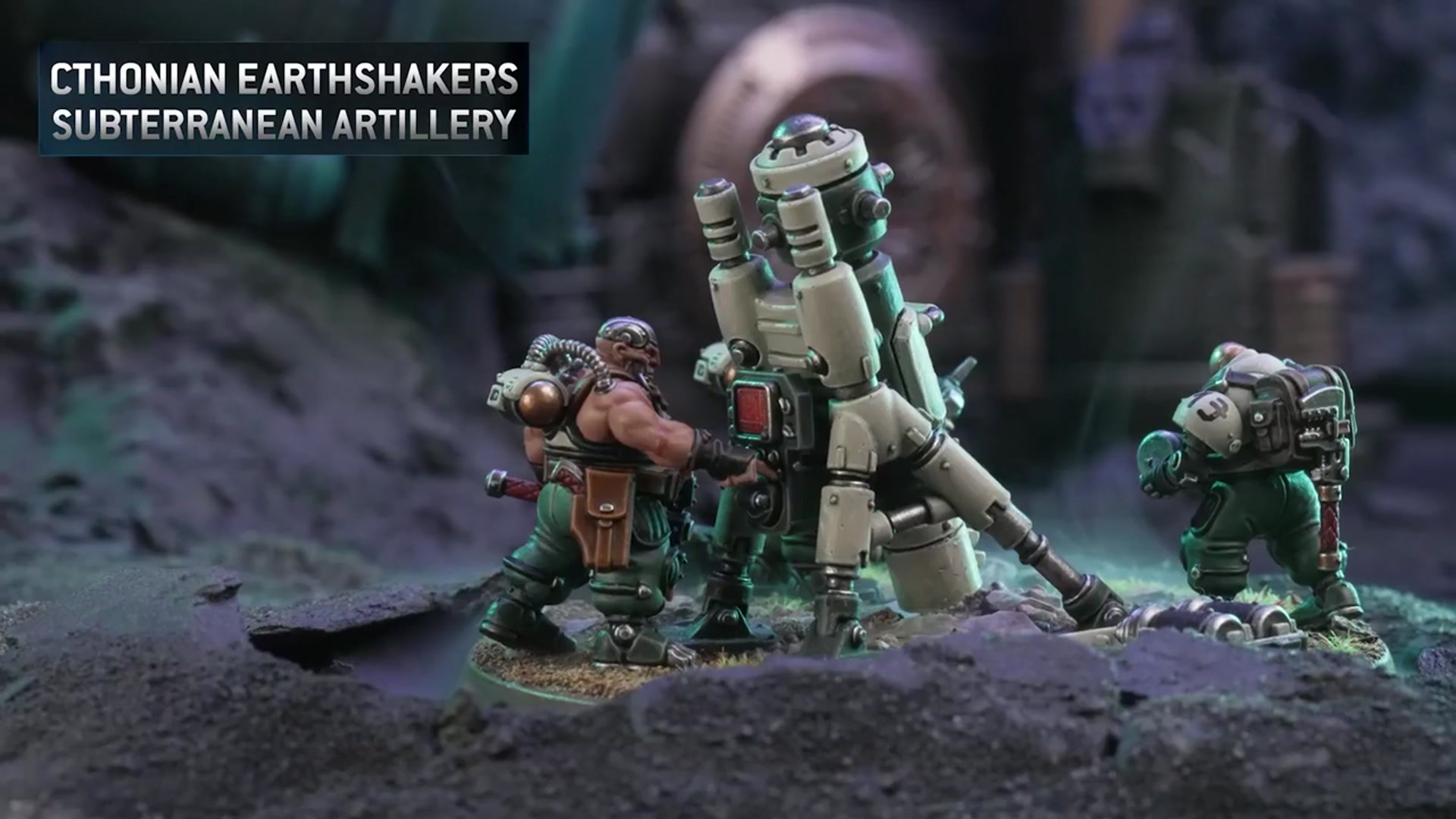 'Video thumbnail for Warhammer 40,000 - Official New Leagues of Votann Announcement Trailer'