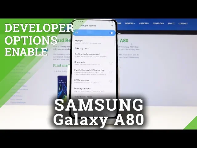 Video thumbnail for How to Activate Developer Options in SAMSUNG Galaxy A80 - Enable OEM Unlock