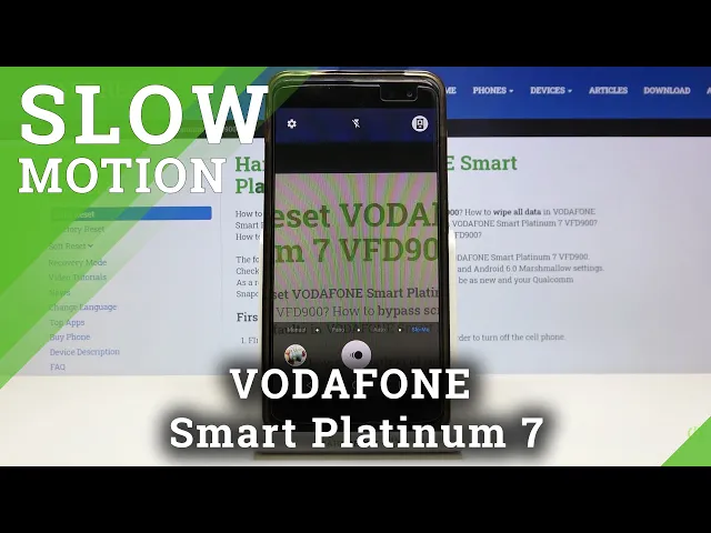 Video thumbnail for How to Make Video Slower in Vodafone Smart Platinum 7 – Record Videos with Slow Motion Feature