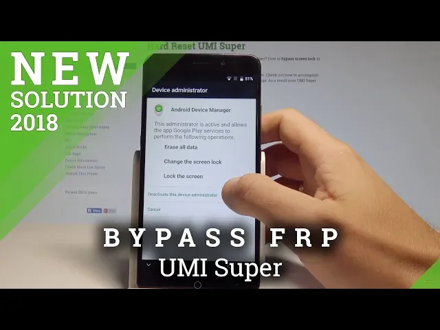 Video thumbnail for How to Bypass Google Account on UMI Super - Remove Google Lock / Unlock FRP in UMI