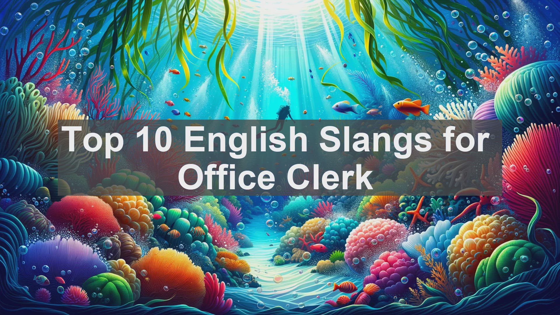 'Video thumbnail for Top 10 English Slangs for Office Clerk'