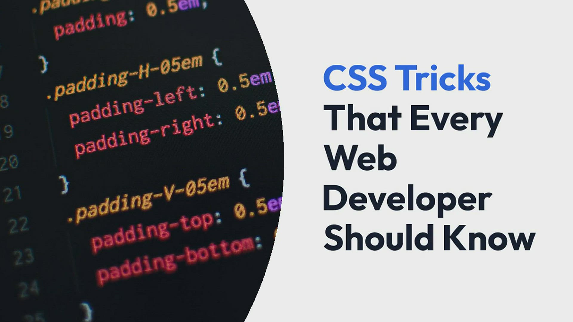 'Video thumbnail for CSS Tricks That Every Web Developer Should Know'