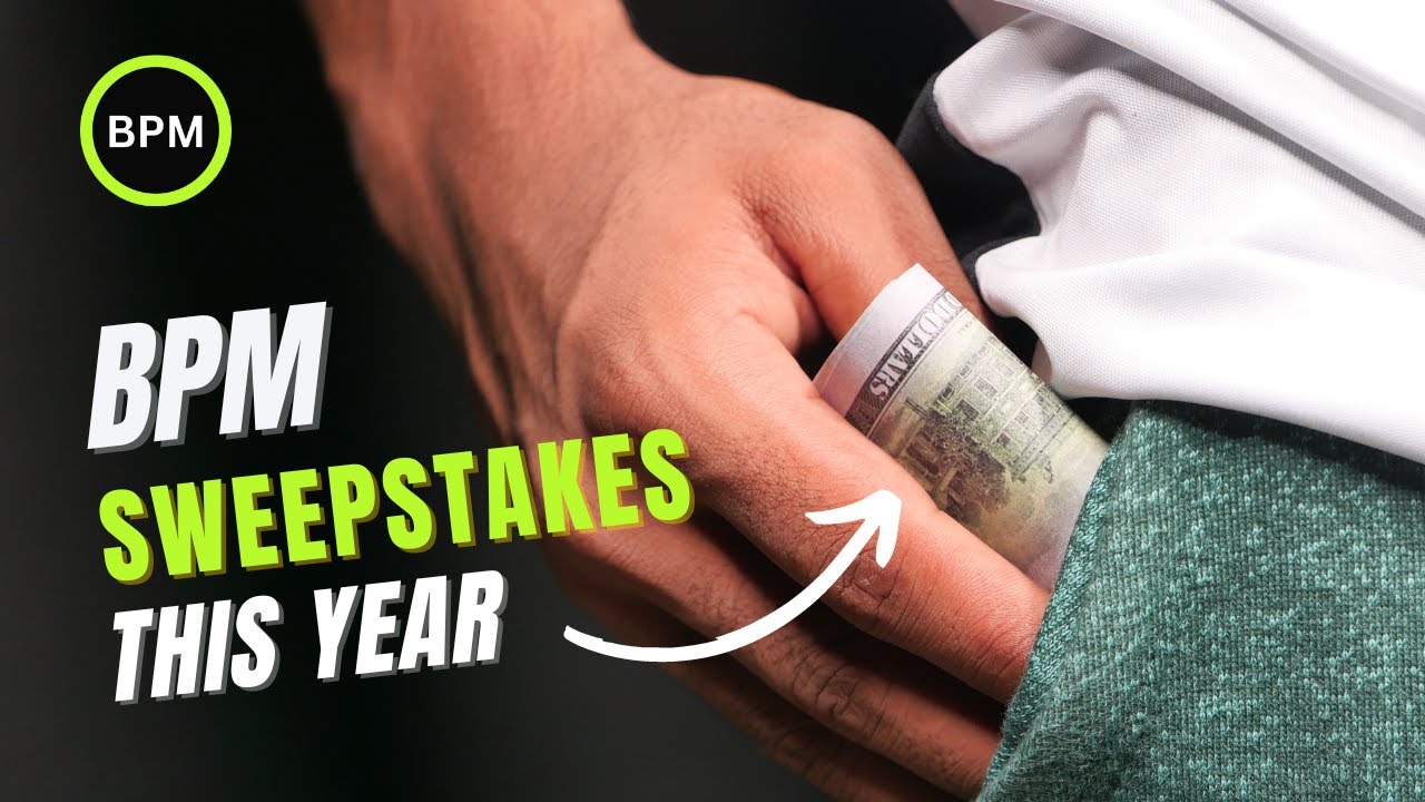 Video thumbnail for BPM SWEEPSTAKES THIS YEAR