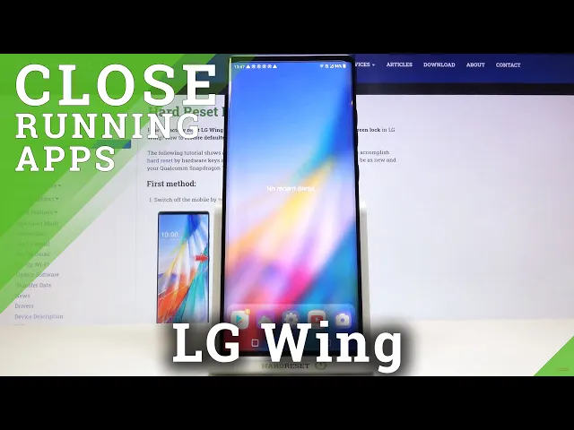 Video thumbnail for How to Close All Running Apps on LG Wing – Speed Up Device