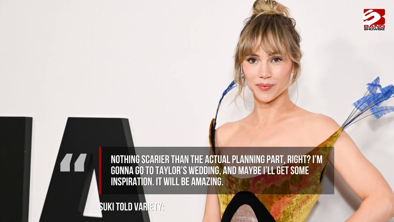 Video thumbnail for Suki Waterhouse's wedding plans inspired by Taylor Swift