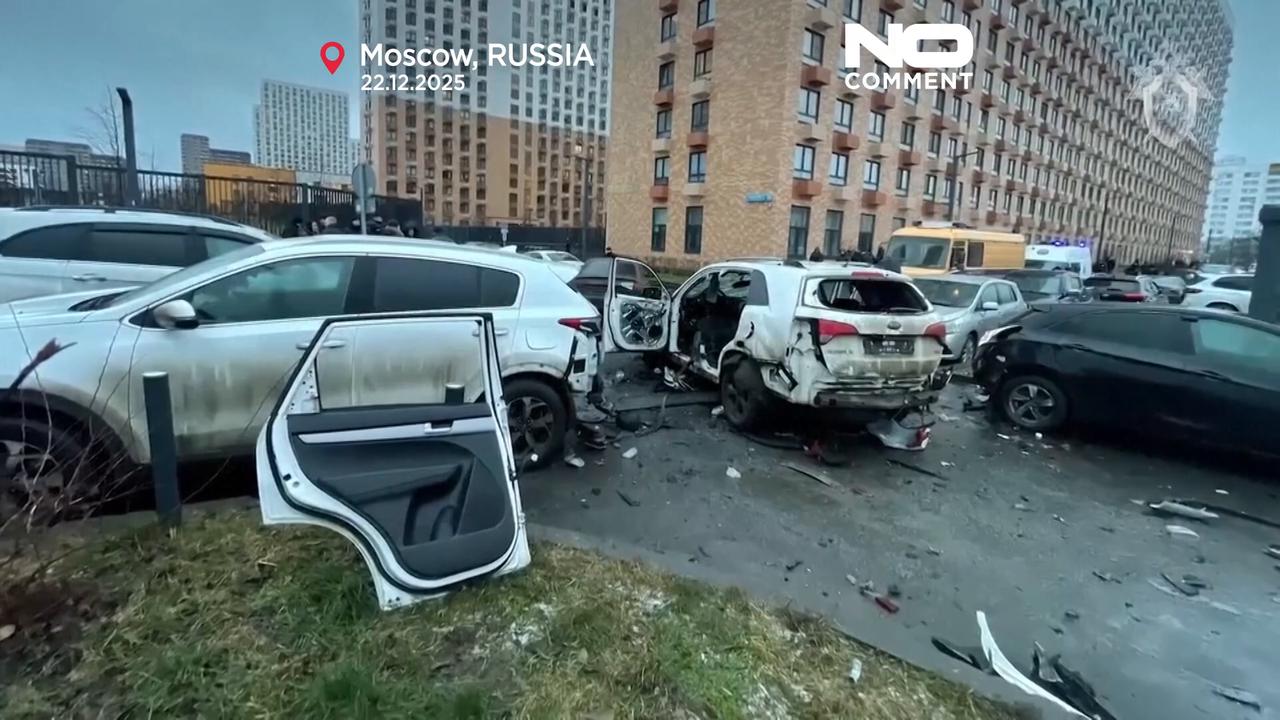 Video thumbnail for Senior Russian general killed in Moscow car bombing