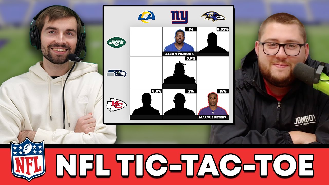 Video thumbnail for NFL Grid CHALLENGE (Tic-Tac-Toe)
