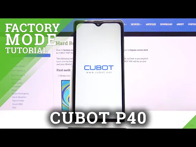 Video thumbnail for How to Activate Factory Mode in CUBOT P40 – Hidden Test Tool