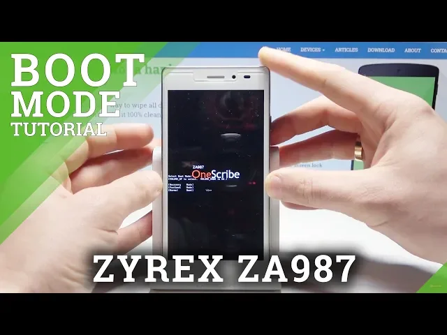 Video thumbnail for How to Activate Boot Mode in ZYREX ZA987 - Boot into Bootloader