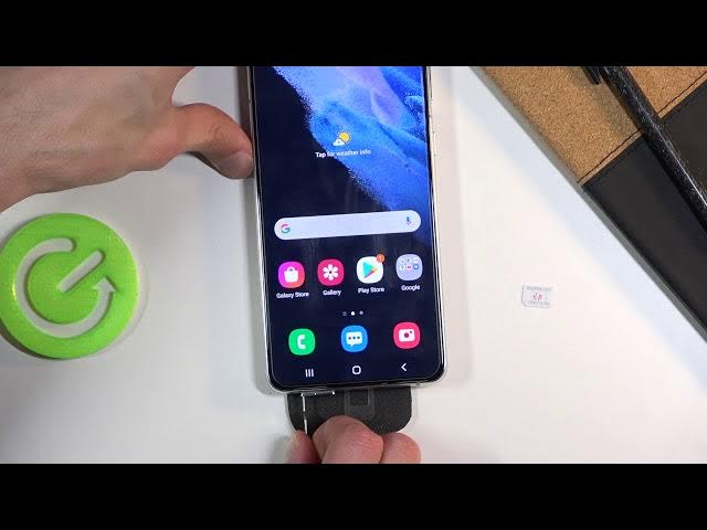 Video thumbnail for How to Insert Nano SIM Card to SAMSUNG Galaxy S21+ - Input SIM Card