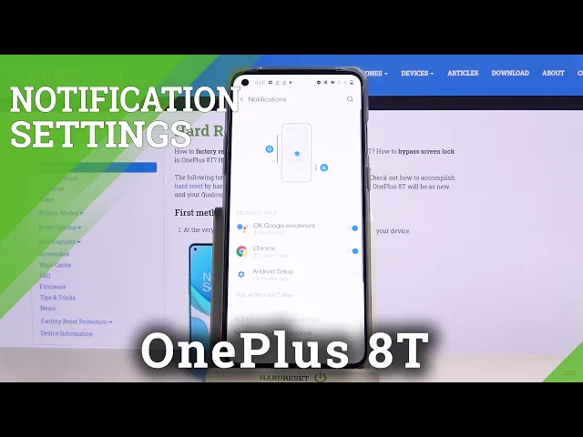 Video thumbnail for How to Set Up Notifications in OnePlus 8T  - Personalize Notifications