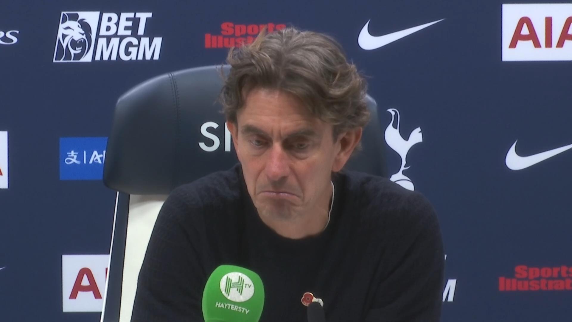Video thumbnail for ‘Extremely painful’ – Frank on ‘second best’ Tottenham being booed off after 1-0 home defeat to Chelsea