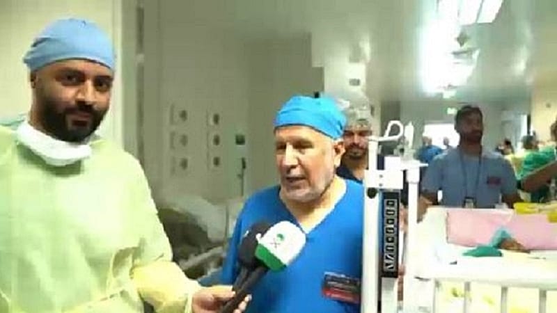 Video thumbnail for Conjoined twins Azaria and Azura Elson successfully separated in Riyadh