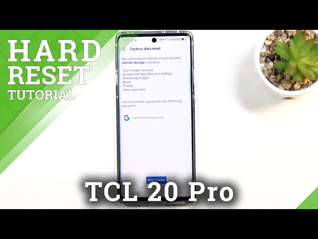 Video thumbnail for Hard Reset TCL 20 Pro via Settings - Remove All TCL Data