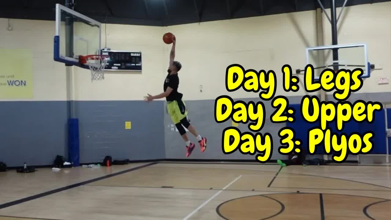 Video thumbnail for Vertical Jump Workout: Bodybuilding & Fitness Training Split