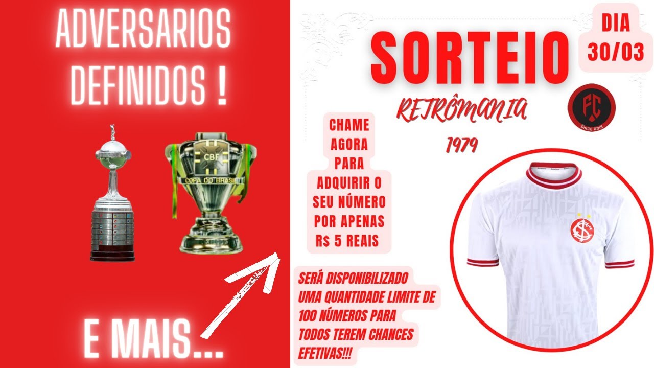 Video thumbnail for Adversarios definidos nas copas , sorteio da camisa retromania
