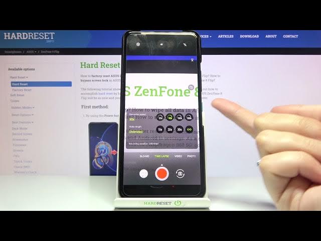 Video thumbnail for How to Change Speed of Time-lapse Recording on ASUS ZenFone 8 Flip