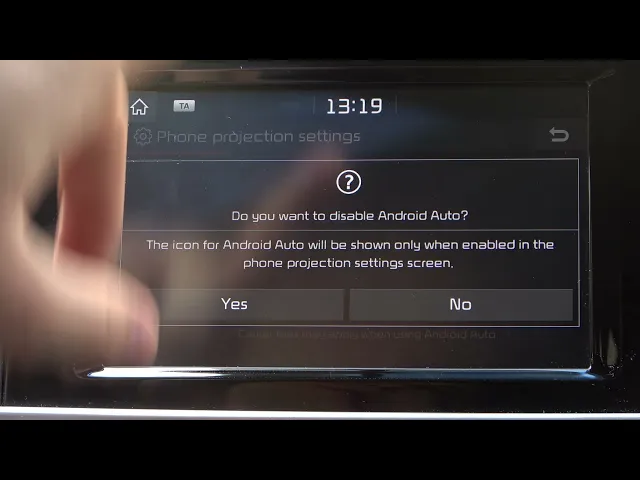 Video thumbnail for How to Enable or Disable Android Auto in KIA Sportage Factory Media Center - Android Auto in KIA SUV
