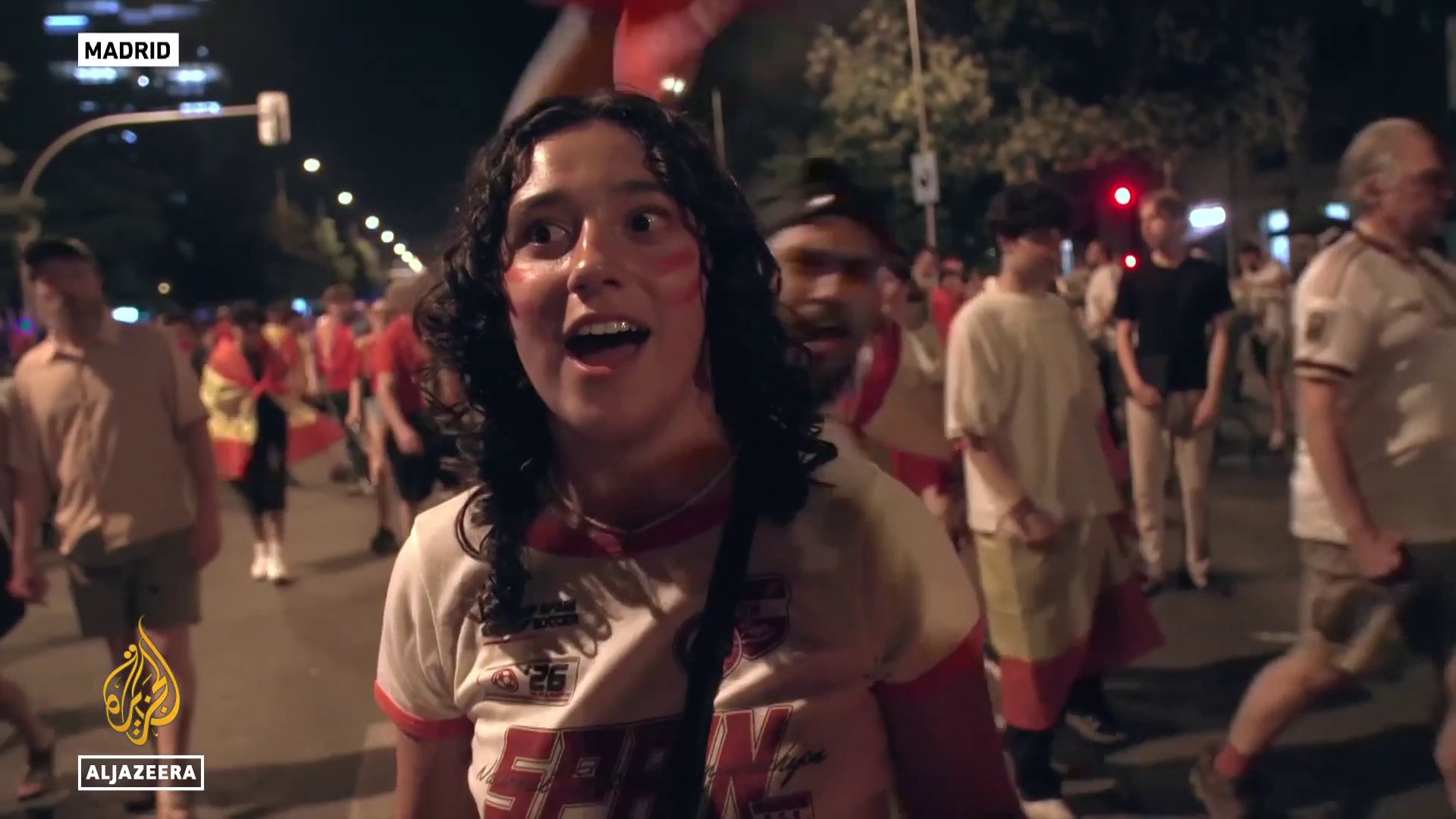 Video thumbnail for Spain Wins FIFA World Cup 2026 | Fans Erupt in Celebration Across Madrid