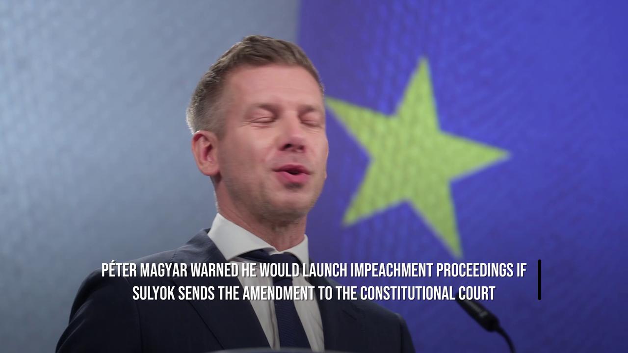 Video thumbnail for Hungary Parliament Votes To Remove President From Office.