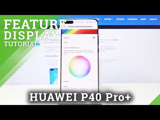 Video thumbnail for How to Adjust Display Colors in HUAWEI P40 Pro+ – Choose Color Set