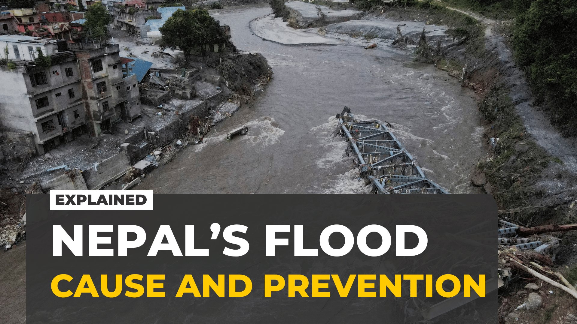 Video thumbnail for Nepal's deadly flood: causation, devastation, and preventive measures.