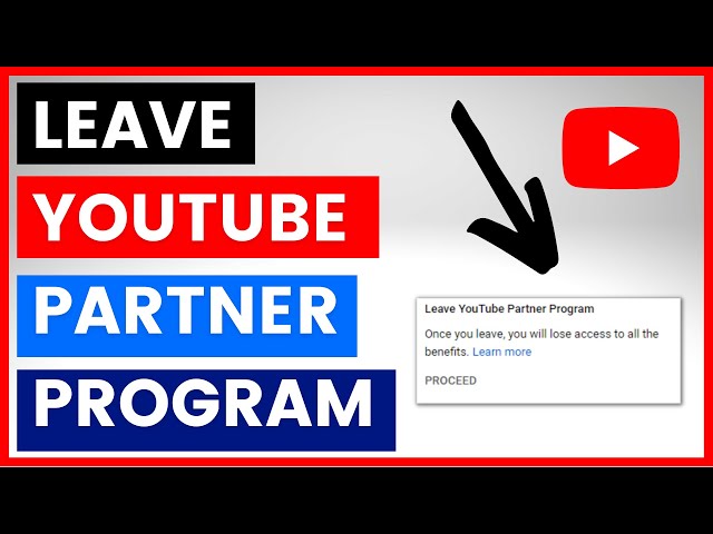 Video thumbnail for How To Leave The YouTube Partner Program [in 2025]