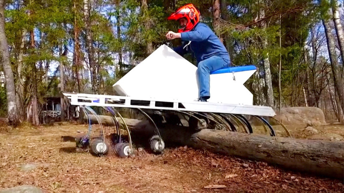 Video thumbnail for Meet the 18-Wheeled ATV reshaping backcountry travel