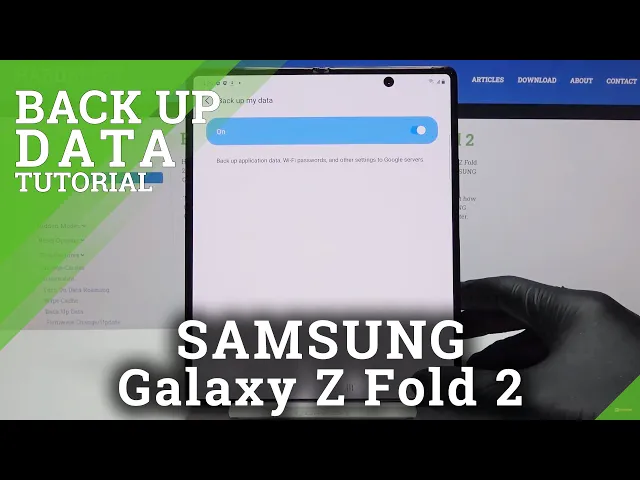 Video thumbnail for How to Enable Google Backup in SAMSUNG Galaxy Z Fold 2 – Transfer & Save Data