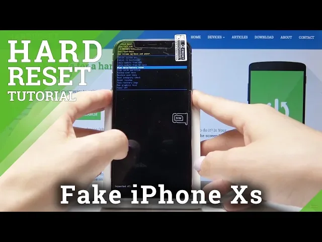 Video thumbnail for HARD RESET on Fake iPhone Xs - Factory Reset / Bypass Screen Lock