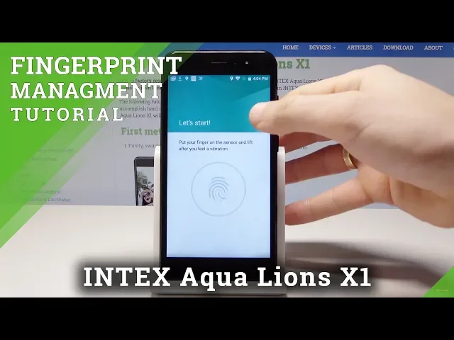 Video thumbnail for How to Add Fingerprint in INTEX Aqua Lions X1 - Fingerprint ID Features