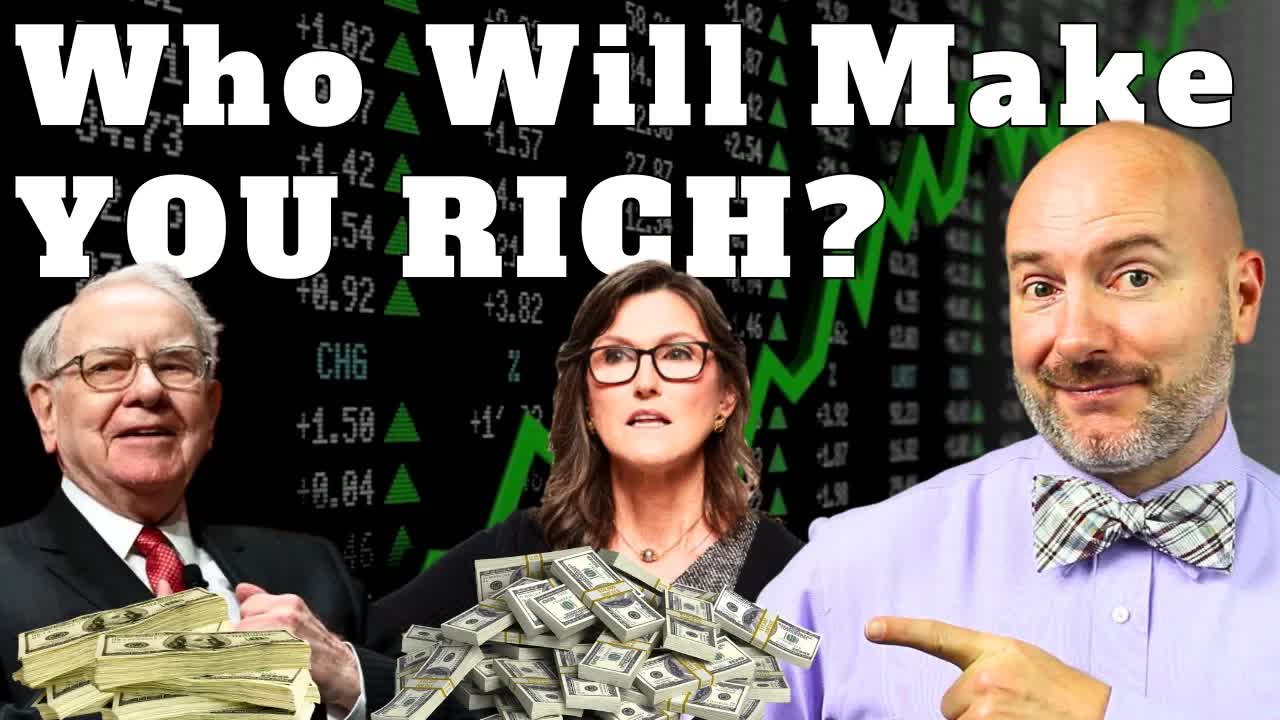 Video thumbnail for joseph hogue: warren buffett vs cathie wood: value vs growth investing strategies for 2025