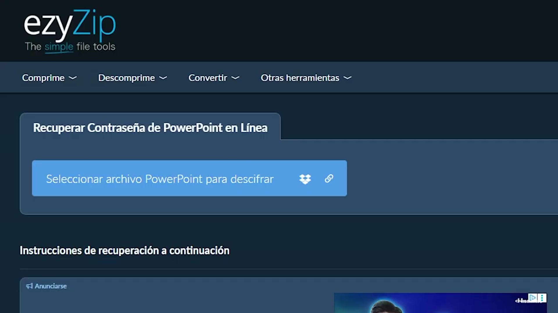 Video thumbnail for Cómo Desbloquear la Contraseña de PowerPoint PPT/PPTX en Línea Gratis | Sin Instalar Software