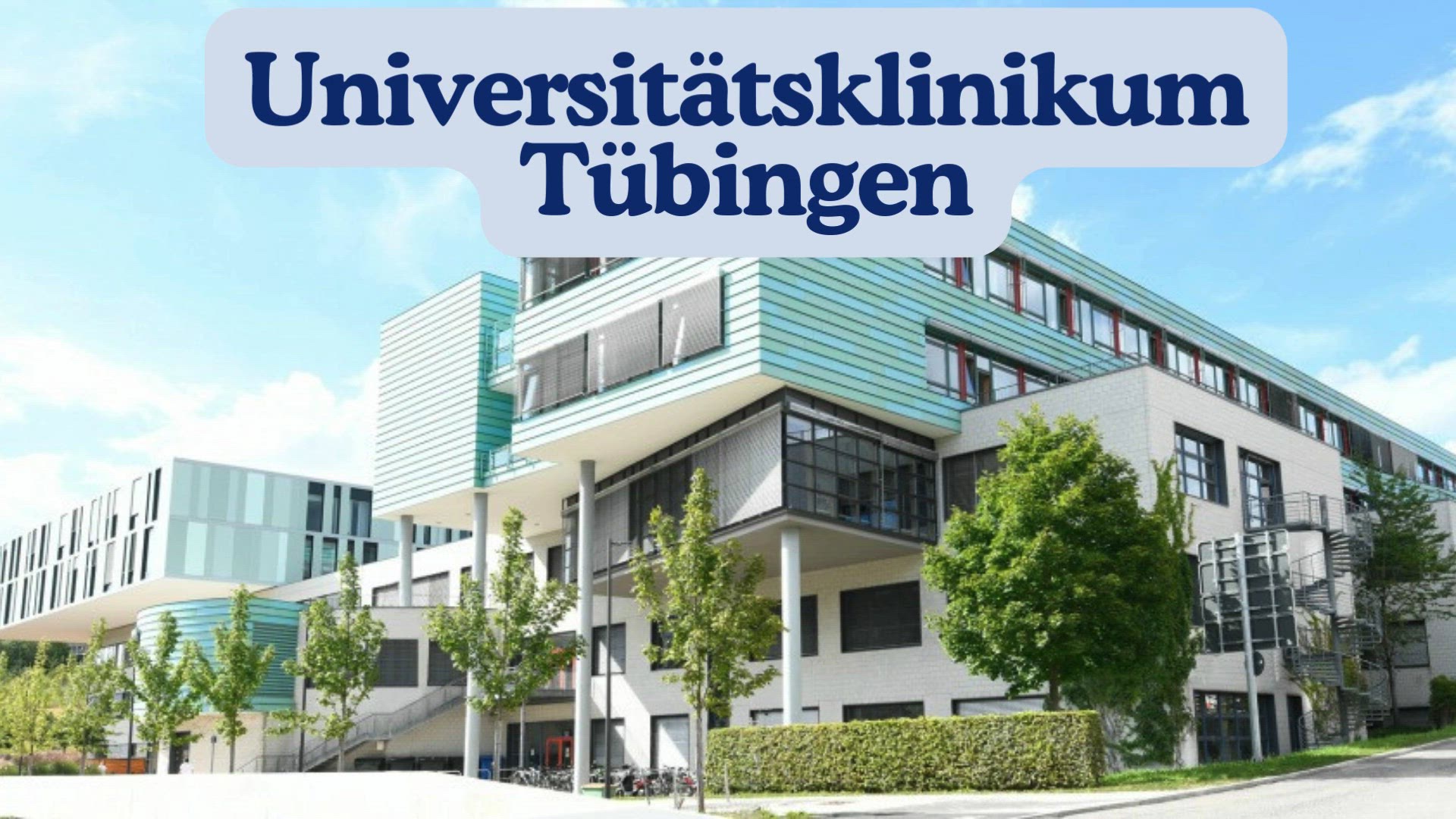 'Video thumbnail for Universitätsklinikum Tübingen: Medizinische Exzellenz und innovative Therapieansätze für Ihre Gesundheit'