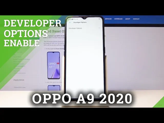 Video thumbnail for How to Activate Developer Options in OPPO A9 2020 - Developer Features