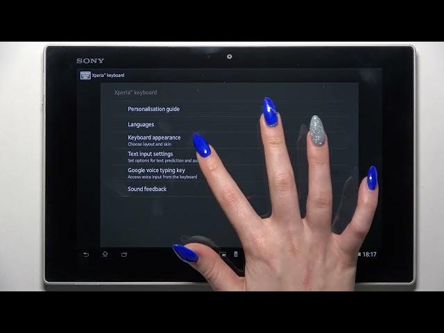 Video thumbnail for How to Enter Text Correction Options on Sony Xperia Tablet Z - Manage Typing Options