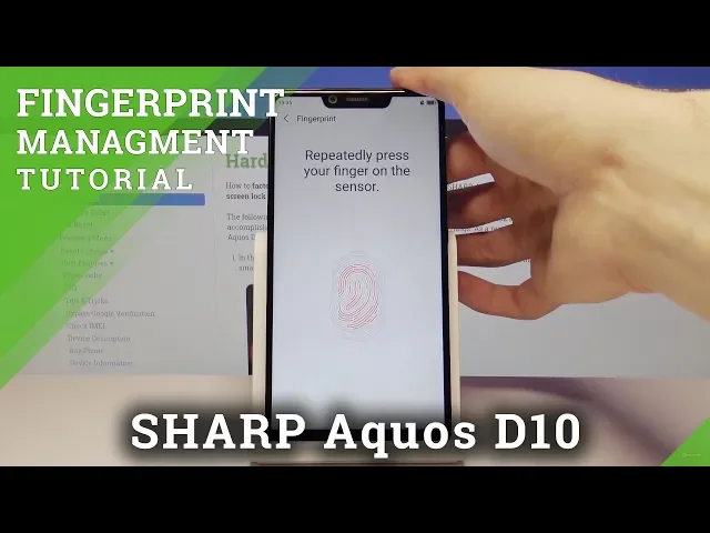 Video thumbnail for How to Add Fingerprint to SHARP D10 - Screen Protection