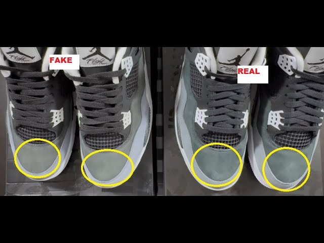 Video thumbnail for How To Quickly Identify The Fake Air Jordan 4 Fear Pack