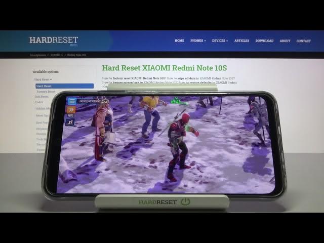 Video thumbnail for Marvel Strike Force gameplay on Xiaomi Redmi Note 10S – Performance Checkup & Game Settings